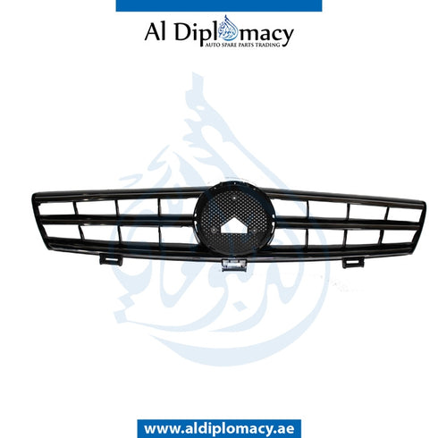 SHOW Grille, Black, 3 LINES for Mercedes-Benz CLS Class W219 (2004-2010) models, Part Number T-219GRILL-BK(3LINE)