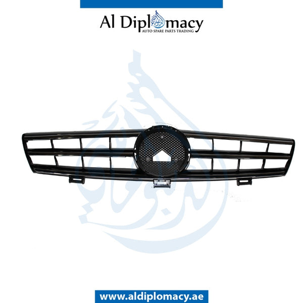 SHOW Grille, Black, 3 LINES for Mercedes-Benz CLS Class W219 (2004-2010) models, Part Number T-219GRILL-BK(3LINE)