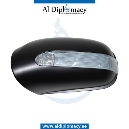 Left Mirror Cover, WITH LAMP for Mercedes-Benz CL Class W215 (1999-2005) models, Part Number T-2208100164