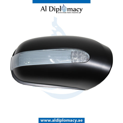 Right Mirror Cover, WITH LAMP for Mercedes-Benz CL Class W215 (1999-2005) models, Part Number T-2208100264