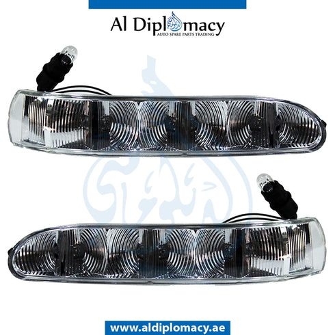Mirror TURN SIGNAL Lamp, SET for Mercedes-Benz CL Class W215 (1999-2005) models, Part Number T-2208200521+T-2208200621
