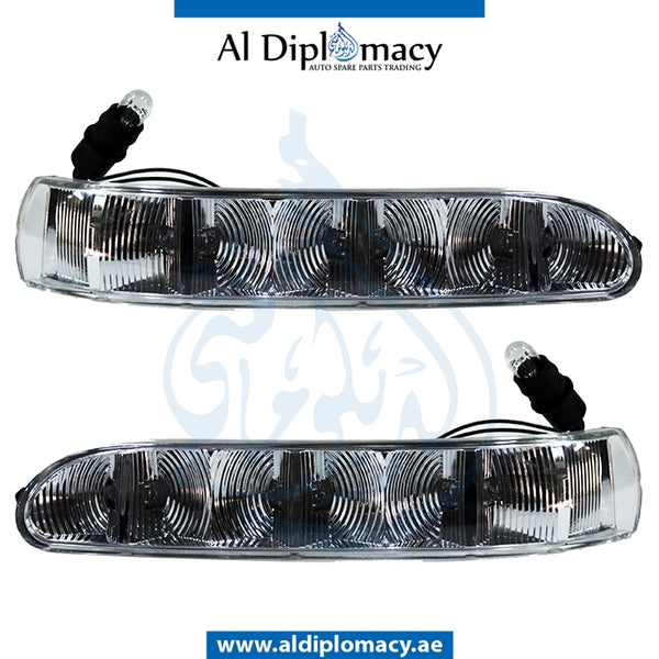 Mirror TURN SIGNAL Lamp, SET for Mercedes-Benz CL Class W215 (1999-2005) models, Part Number T-2208200521+T-2208200621