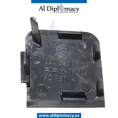 Front BUMPER TOWING HOOK COVER for Mercedes-Benz S Class W220 (1999-2005) models, Part Number T-2208850323-CN