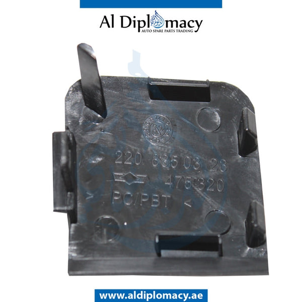 Front BUMPER TOWING HOOK COVER for Mercedes-Benz S Class W220 (1999-2005) models, Part Number T-2208850323-CN