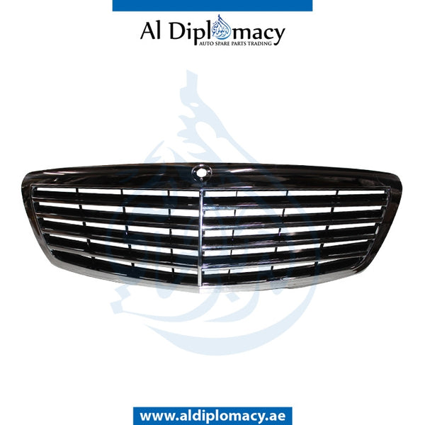 SHOW GRILLE for Mercedes-Benz S Class W221 (2006-2013) models, Part Number T-2218800083