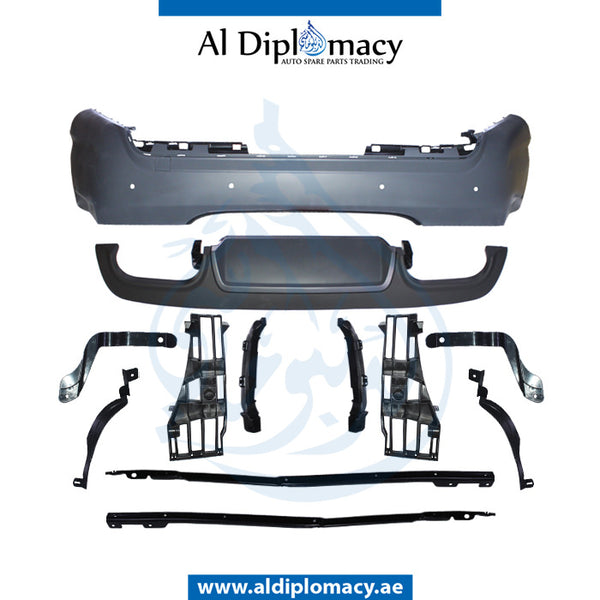 Rear Bumper, With Sensor Hole, Amg S65, Complete, Mercedes-Benz S Class W221 Models By Taiwan, Part Number 2218804940
