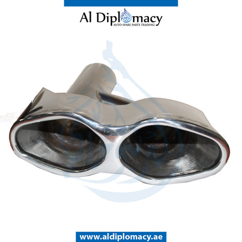 Left EXHAUST TAILPIPE Tip, 65 STYLE for Mercedes-Benz S Class W221 (2006-2013) models