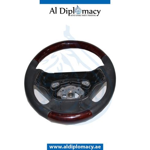 STEERING Wheel, BLACK for Mercedes-Benz S Class W221 (2006-2013) models, Part Number T-221STEERING-BL