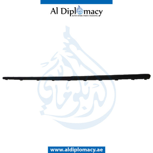 Front Left SIDE SKIRT Molding, BLACK for Mercedes-Benz S Class W222 (2014-2020) models, Part Number T-2226947382-BK