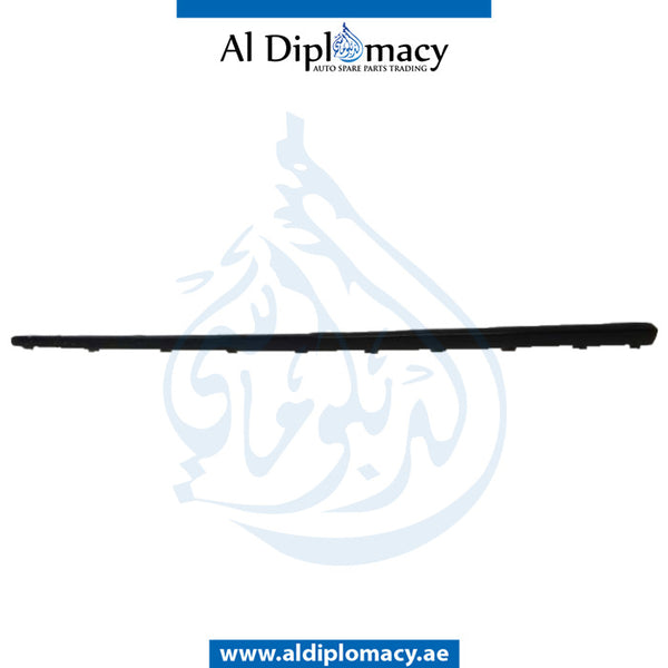 Front Left SIDE SKIRT Molding, BLACK for Mercedes-Benz S Class W222 (2014-2020) models, Part Number T-2226947382-BK