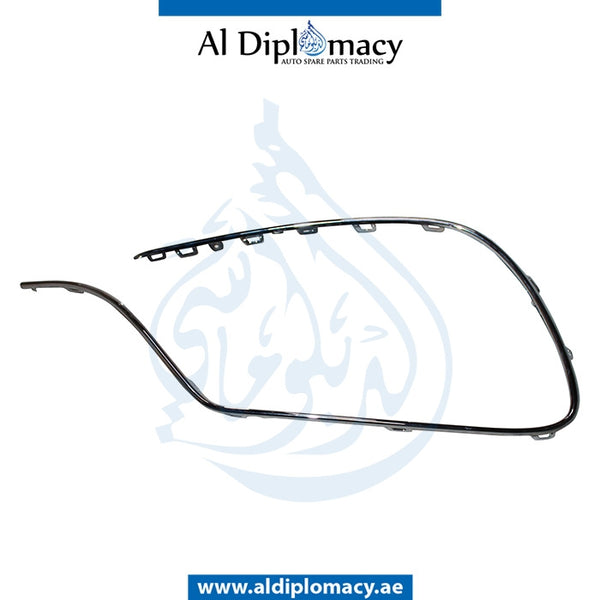 Front Left BUMPER CHROME MOLDING for Mercedes-Benz S Class W222 (2014-2020) models, Part Number T-2228850501