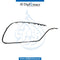 Right Side Front Bumper Lower Chrome Molding, Mercedes-Benz S Class W222 Models By Taiwan, Part Number 2228850601