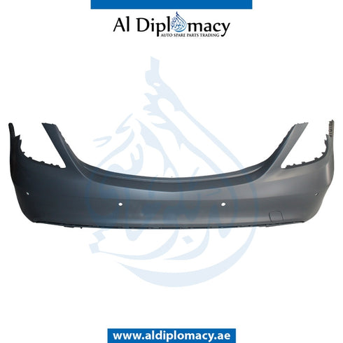 Rear Bumper, WITH SENSOR Hole, Complete, AMG SPORT for Mercedes-Benz S Class W222 (2014-2020) models