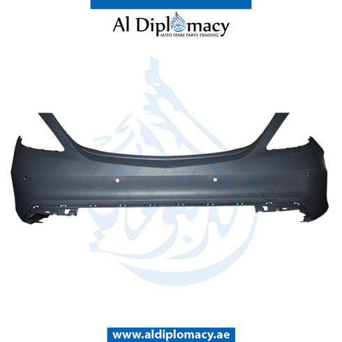 Rear Bumper, WITH SENSOR Hole, AMG 65, COMPLETE for Mercedes-Benz S Class W222 (2014-2020) models