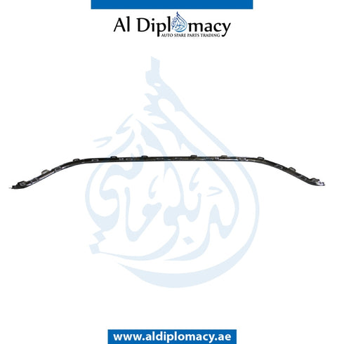 Rear Lower BUMPER CHROME Molding, CENTER for Mercedes-Benz S Class W222 (2014-2020) models