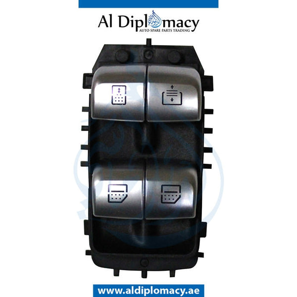 Rear DOOR WINDOW Switch, BLACK for Mercedes-Benz E Class W213 (2017-2023) models, Part Number T-2229051505 9051