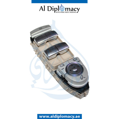 Front Right DOOR WINDOW Switch, BEIGE for Mercedes-Benz S Class W222 (2014-2020) models