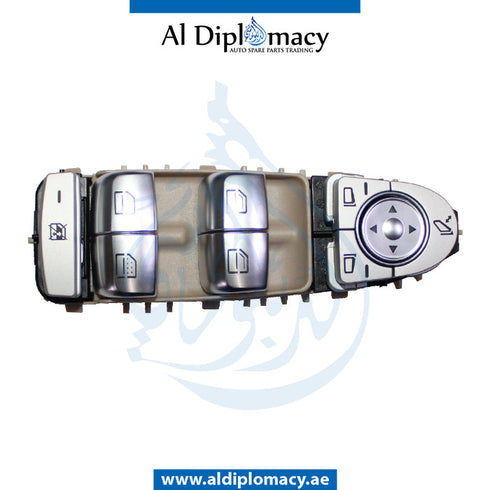 Front Right DOOR WINDOW Switch, BEIGE for Mercedes-Benz S Class W222 (2014-2020) models, Part Number T-2229052004 8R73