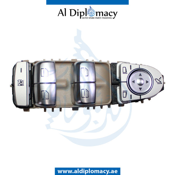 Front Right DOOR WINDOW Switch, BEIGE for Mercedes-Benz S Class W222 (2014-2020) models, Part Number T-2229052004 8R73