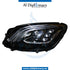 Left Headlight, UPGRADE TO 2020 Look, COMPLETE for Mercedes-Benz S Class W222 (2014-2020) models, Part Number T-2229067703-CO