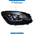 Right Headlight, UPGRADE TO 2020 Look, COMPLETE for Mercedes-Benz S Class W222 (2014-2020) models, Part Number T-2229067803-CO