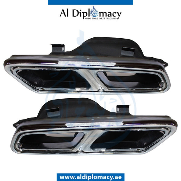 EXHAUST TAILPIPE Tip, AMG 63, SET for Mercedes-Benz E Class W212 (2009-2016) models, Part Number T-2314900327/0427