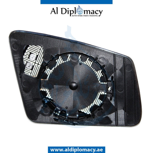 Left Mirror Glass, WITHOUT BLIND SPOT for Mercedes-Benz B Class W246 (2011-2019) models, Part Number T-2468100321-H