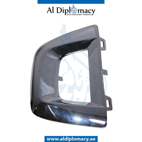 Front Right Lower Outer BUMPER CHROME MOLDING for Mercedes-Benz GLC Class W253 (2015-2022) models, Part Number T-2538856000