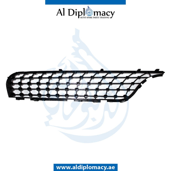 Left Upper SHOW GRILLE Trim, AMG Style, CHROME & BLACK for Mercedes-Benz GLC Class W253 (2015-2022) models, Part Number T-2538881300