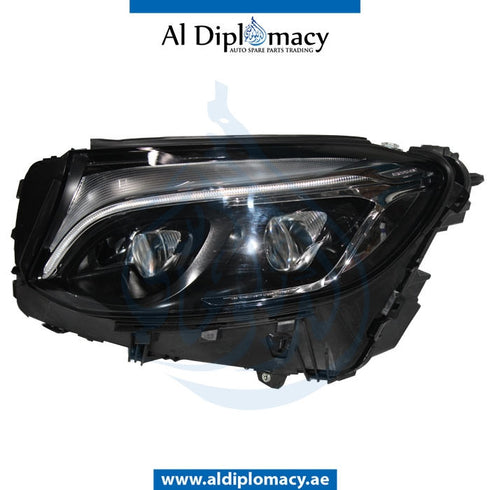 Left Headlight, UPGRADE FROM NORMAL TO FULL LED for Mercedes-Benz GLC Class W253 (2015-2022) models, Part Number T-2539061501-UPGRADE NORMAL