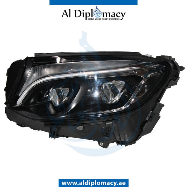 Left Headlight, UPGRADE FROM NORMAL TO FULL LED for Mercedes-Benz GLC Class W253 (2015-2022) models, Part Number T-2539061501-UPGRADE NORMAL