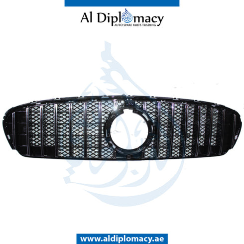 SHOW Grille, GTR Style, NEW Model, BLACK for Mercedes-Benz GLC Class W253 (2015-2022) models