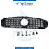 SHOW Grille, GTR Style, NEW Model, BLACK for Mercedes-Benz GLC Class W253 (2015-2022) models, Part Number T-253GRILL(GTR STYLE NEW)-BK