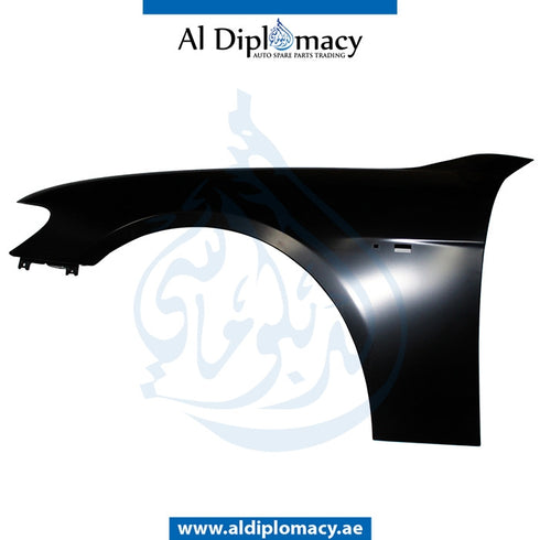 Front Left Fender, Steel, WITHOUT SIDE HOLE for BMW 7 Series E65 (2001-2008) models, Part Number T-41357138473-PFM