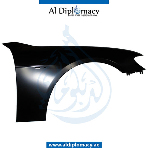Front Right Fender, Steel, WITHOUT SIDE HOLE for BMW 7 Series E65 (2001-2008) models, Part Number T-41357138474-PFM