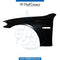 Front Left FENDER for BMW 5 Series F10 (2010-2016) models, Part Number T-41357248659-PFM