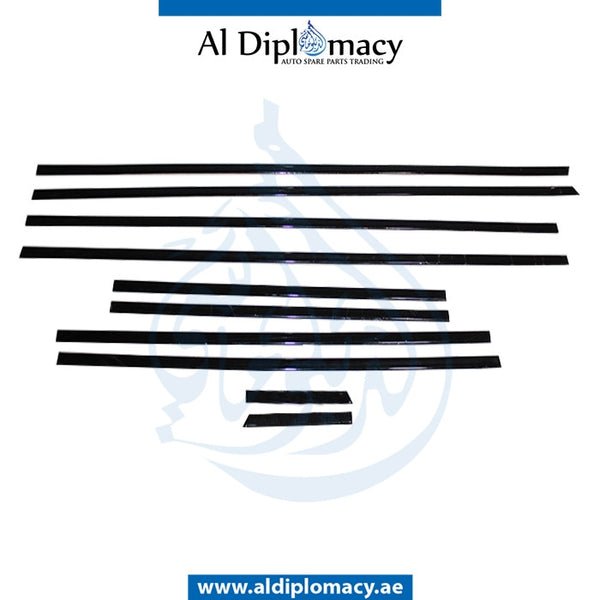 BODY Molding, FULL Set, Black, 10 PCS for Mercedes-Benz G Class W463 (1992-2022) models, Part Number T-4636982362-BK 2016