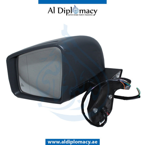 Left Mirror Frame, WITH Glass, AND COVER for Mercedes-Benz G Class W463 (1992-2022) models, Part Number T-4638109316