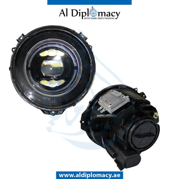 Headlight, UPGRADE TO 2019 Look, SET for Mercedes-Benz G Class W463 (1992-2022) models, Part Number T-4638200759-2019 LOOK SET