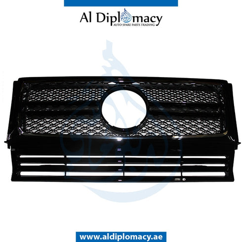 SHOW Grille, BLACK for Mercedes-Benz G Class W463 (1992-2022) models, Part Number T-4638800523-BK