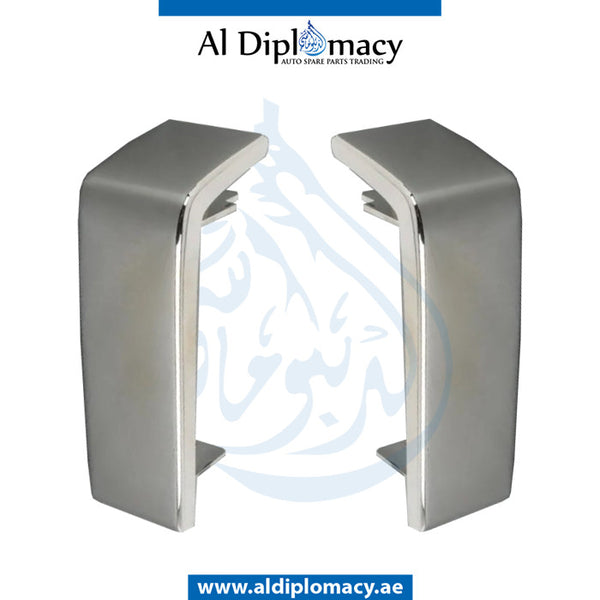 Front BUMPER CHROME Molding, SET for Mercedes-Benz G Class W463 (1992-2022) models, Part Number T-4638850422+0222