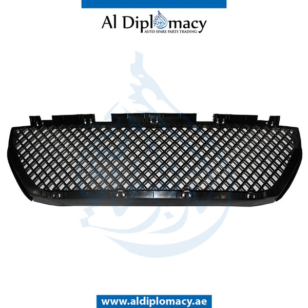 Front Lower BUMPER Grille, BLACK Matt, CENTER for BMW 3 Series E46 (1998-2005) models, Part Number T-51112694724