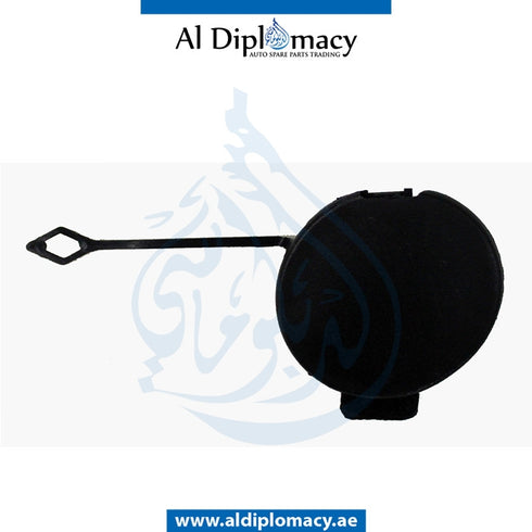 Front BUMPER TOWING HOOK COVER for BMW 3 Series E46 (1998-2005) models, Part Number T-51112695252