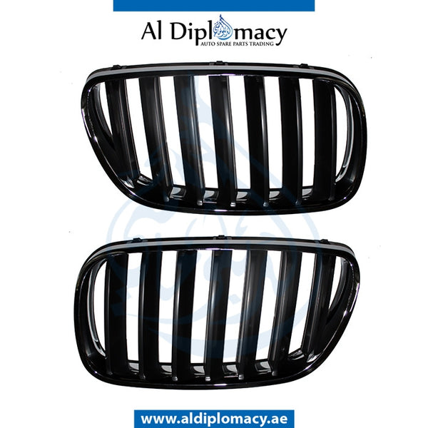 SHOW Grille, SET for BMW 5 Series F10 (2010-2016) models, Part Number T-51137336477+T-51137336478