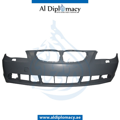 Front Bumper, WITHOUT SENSOR HOLE for BMW 5 Series E60 (2004-2010) models, Part Number T-51117111739