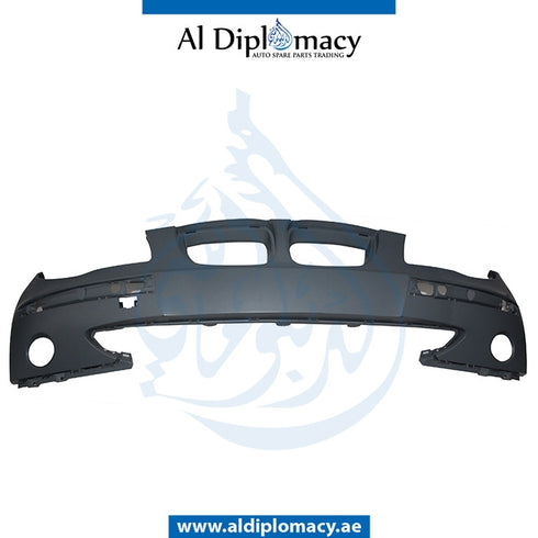 Front Bumper, WITHOUT SENSOR HOLE for BMW 1 Series E87 (2004-2007) models, Part Number T-51117136632