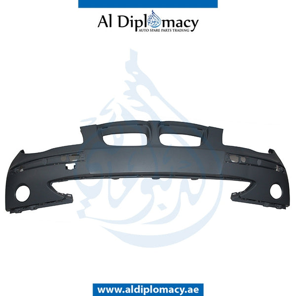 Front Bumper, WITHOUT SENSOR HOLE for BMW 1 Series E87 (2004-2007) models, Part Number T-51117136632