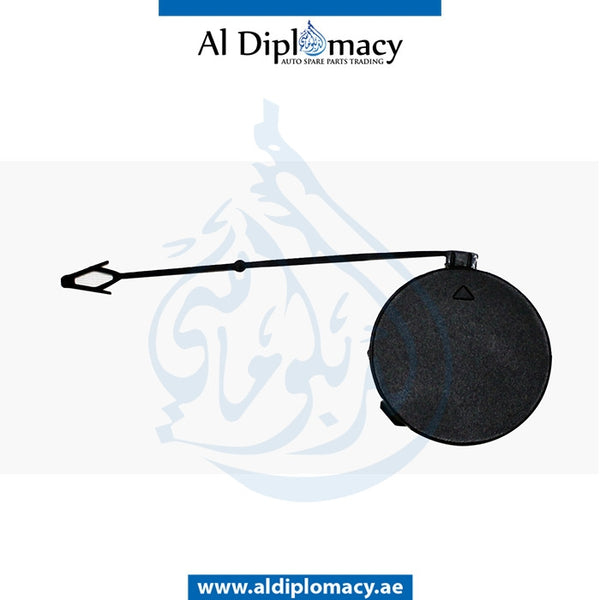 Front Left BUMPER TOWING HOOK COVER for BMW X5 Series E70 (2006-2013) models, Part Number T-51117159589