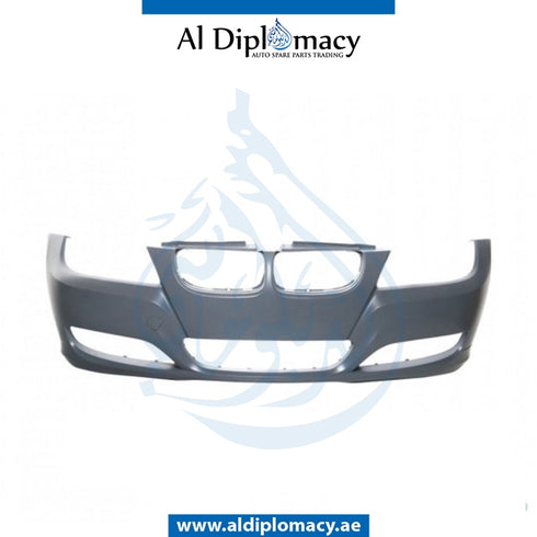 Front Bumper, WITHOUT SENSOR HOLE for BMW 3 Series E90 (2005-2011) models, Part Number T-51117204242