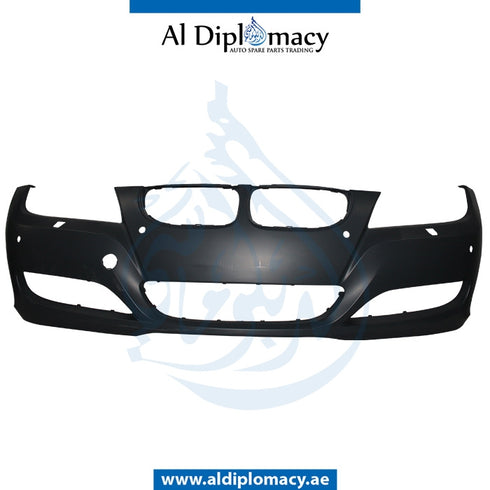 Front Bumper, WITH SENSOR AND WIPER HOLE for BMW 3 Series E90 (2005-2011) models, Part Number T-51117204249